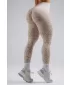 Kompressions-Push-up-Leggings mit Leopardenmuster NEBBIA PRIMAL 849 CREMEFARBENER LEOPARD