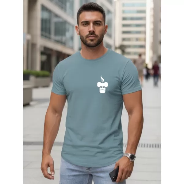  Herren-T-Shirt DSTREET NX5090R BLAU 