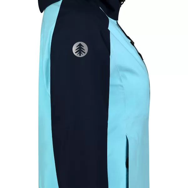  Wasserdichte Damenjacke NORDBLANC HEYDAY NBSJL8316 HELLBLAU 