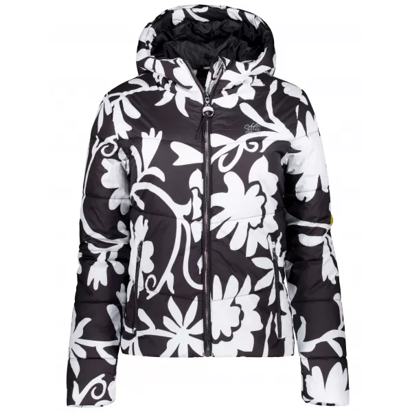  Winterjacke für Damen ALTISPORT IRITA SCHWARZ/WEIß 