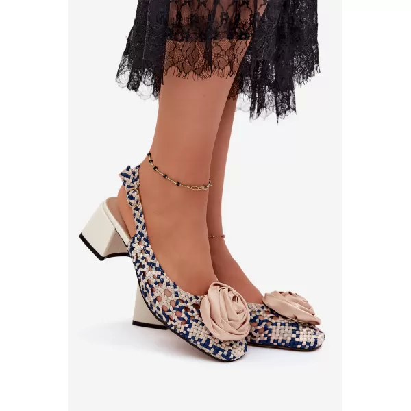  Damensandalen ARTIKER 58C0372 BEIGE/BLAU 
