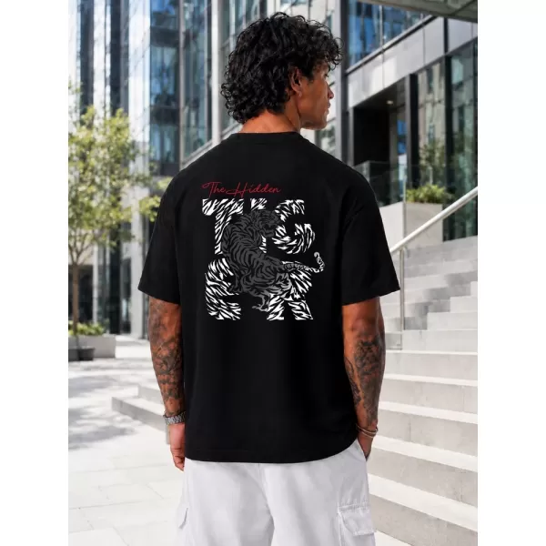  Herren-T-Shirt DSTREET NX4001R-BK-O SCHWARZ 
