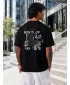 Herren-T-Shirt DSTREET NX4001R-BK-O SCHWARZ