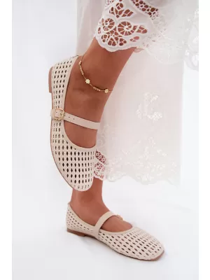 Ballerinas für Damen BOTO ZA76 BEIGE