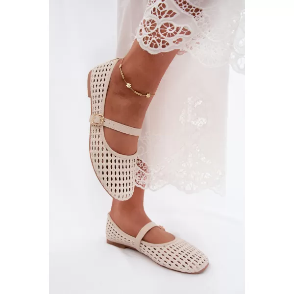  Ballerinas für Damen BOTO ZA76 BEIGE 