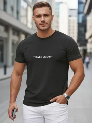 Herren-T-Shirt DSTREET NX5107R-BK SCHWARZ
