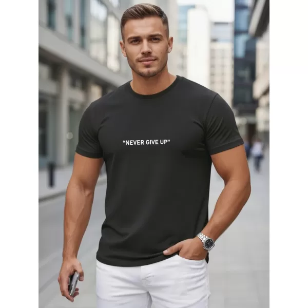  Herren-T-Shirt DSTREET NX5107R-BK SCHWARZ 