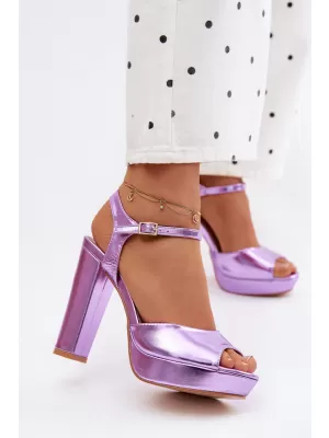 Damensandalen BOTO H-46 HELLVIOLETT