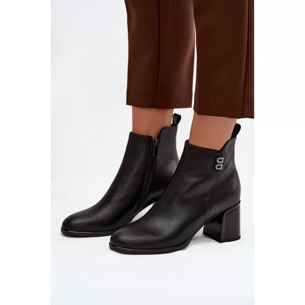  Damen-Stiefeletten BOTO 25BT24-9213 SCHWARZ 