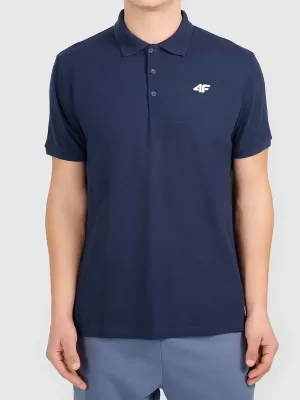 Herren-T-Shirt mit Kragen 4F WMM00TPTSM0771 GEWOHNHEITEN