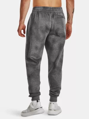 Herren-Jogginghose UNDER ARMOUR UA RIVAL FLEECE PRINTED JGRS 1379777-025 GRAU