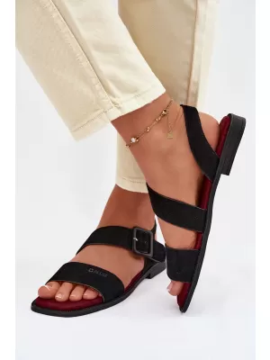 Damensandalen BIG STAR SHOES TT274490 SCHWARZ