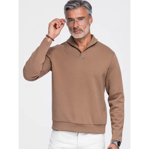  Herren-Sweatshirt OMBRE OM-SSNZ-0262 BRAUN 