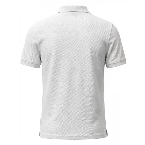  Herren-T-Shirt mit Kragen 4F WMM00TPTSM0771 WEIß 