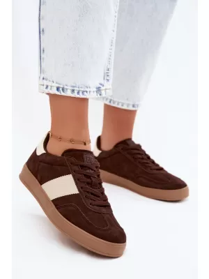 Damen-Sneaker BIG STAR SHOES UU274008 BRAUN/BEIGE