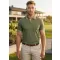 Herren-T-Shirt mit Kragen MALFINI FOCUS 232 KHAKI