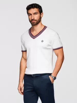 Herren-T-Shirt OMBRE OM-TSCT-0266 WEIß