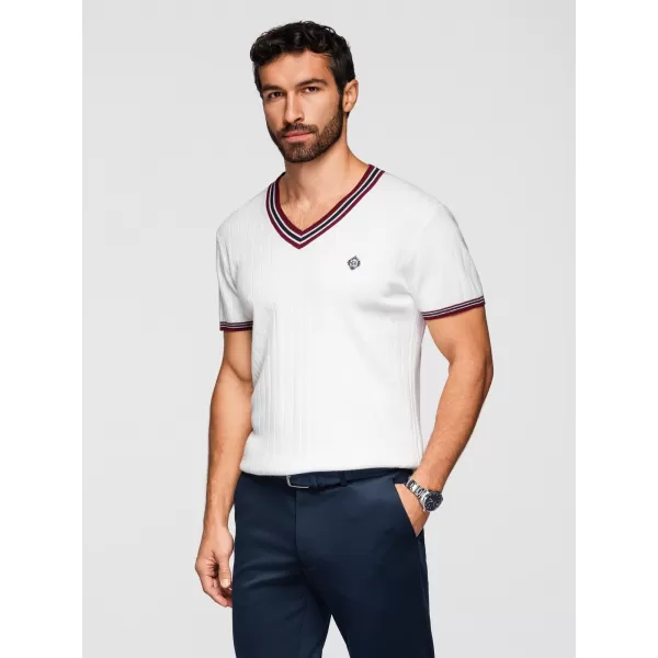  Herren-T-Shirt OMBRE OM-TSCT-0266 WEIß 