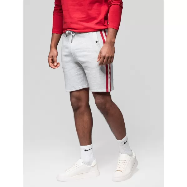 Herren-Shorts OMBRE Z128 GRAUMELANGE/OLIV 