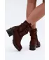 Damen-Stiefeletten S.BARSKI HY62-8100 BRAUN