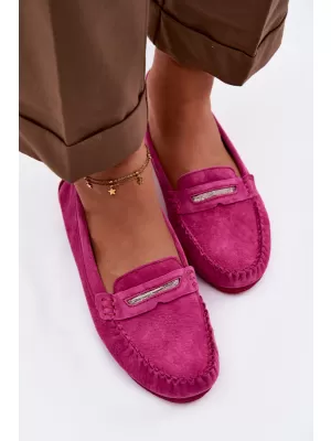 Damenmokassins S.BARSKI LR61-7029 FUCHSIE