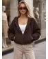 Damenjacke DSTREET TY6061 BRAUN