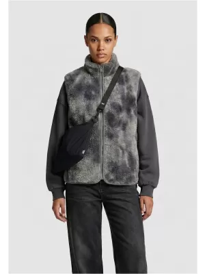 Damenweste URBAN CLASSICS TB8531-22940 GRAUER BATIKSTOFF