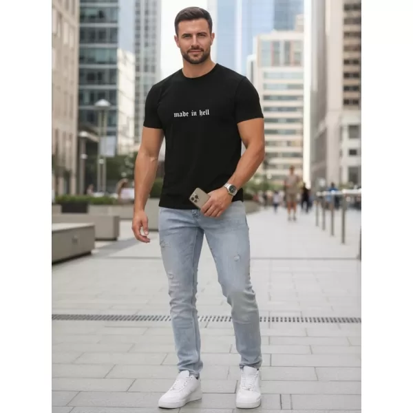  Herren-T-Shirt DSTREET NX5106R-BK SCHWARZ 