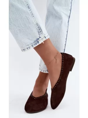 Ballerinas für Damen BOTO 9897 BRAUN