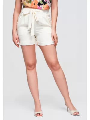 Damen-Shorts OMBRE OW-ST-E0006 NATURFARBEN
