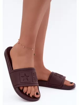 Damenhausschuhe BIG STAR SHOES UU274072 BRAUN