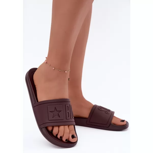  Damenhausschuhe BIG STAR SHOES UU274072 BRAUN 