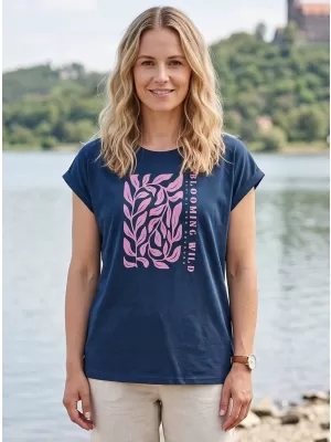 Outdoor-Shirt für Damen ALPINE PRO NOGERA 2 MONDSCHEIN-OZEAN-VARIANTE PB