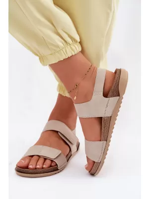 Damensandalen INBLU AA000070 BEIGE