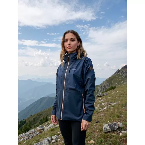  Outdoor-Jacke für Damen ALPINE PRO TEMUNA MONDBESCHIENENER OZEAN 