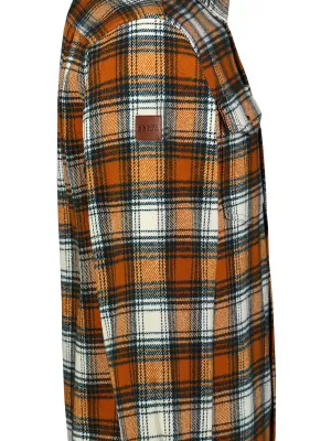 Herren-Flanellhemd NORDBLANC MOOR NBSSM8368 BRAUN