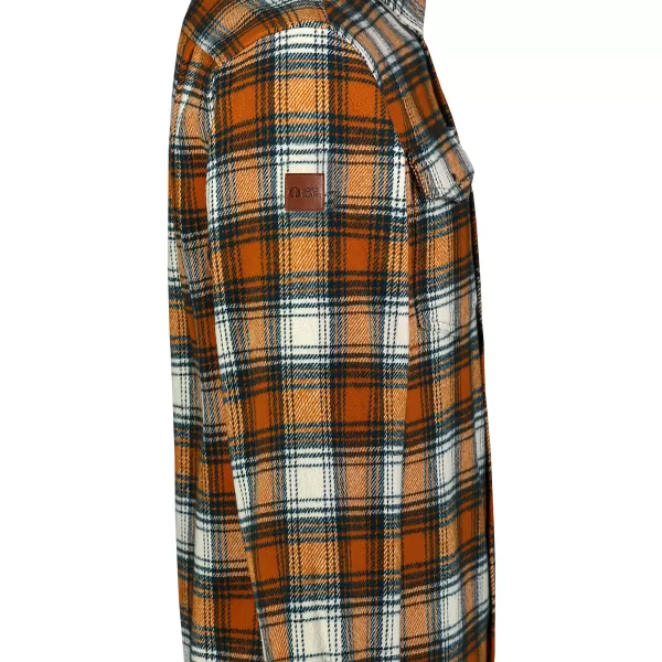  Herren-Flanellhemd NORDBLANC MOOR NBSSM8368 BRAUN 