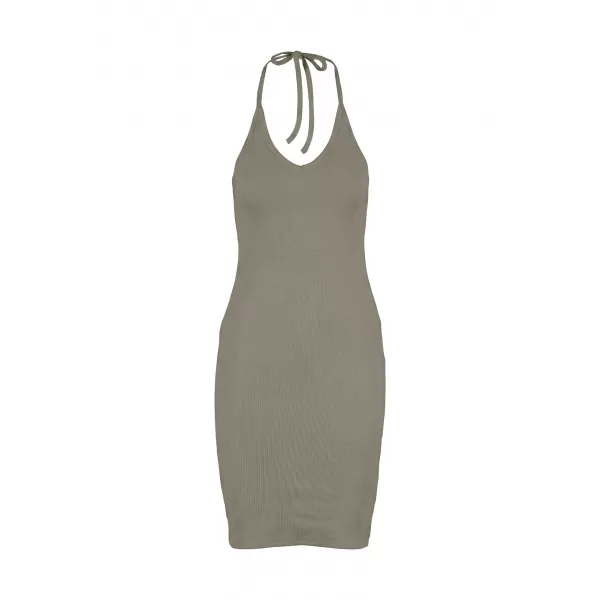  Kleid URBAN CLASSICS TB7547-18328 BLASSES OLIV 