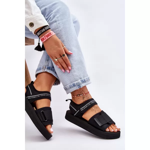  Damensandalen BIG STAR SHOES LL274784 SCHWARZ 