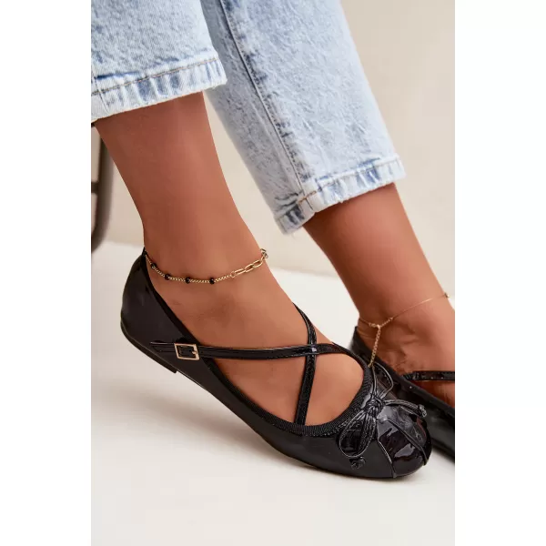  Ballerinas für Damen BOTO 6625-1 SCHWARZ 