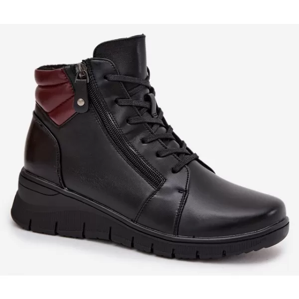  Damen-Stiefeletten VINCEZA 39963 SCHWARZ 