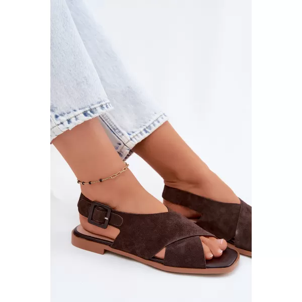  Damensandalen S.BARSKI JC61-1001 BRAUN 