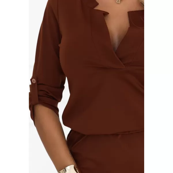  Kleid NUMOCO AGATA 161-20 ZIMTBRAUN 