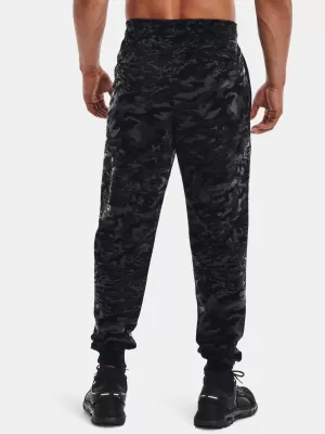 Herren-Jogginghose UNDER ARMOUR RIVAL FLC CAMO SCRIPT JGR 1366313-001 SCHWARZ