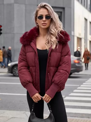 Damenjacke DSTREET TY5817 BURGUND