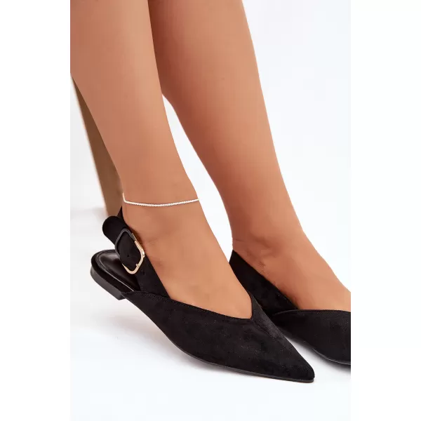  Ballerinas für Damen BOTO JH598/9755 SCHWARZ 