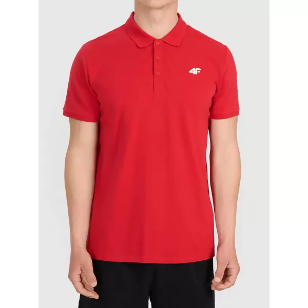  Herren-T-Shirt mit Kragen 4F WMM00TPTSM0771 HRSG 