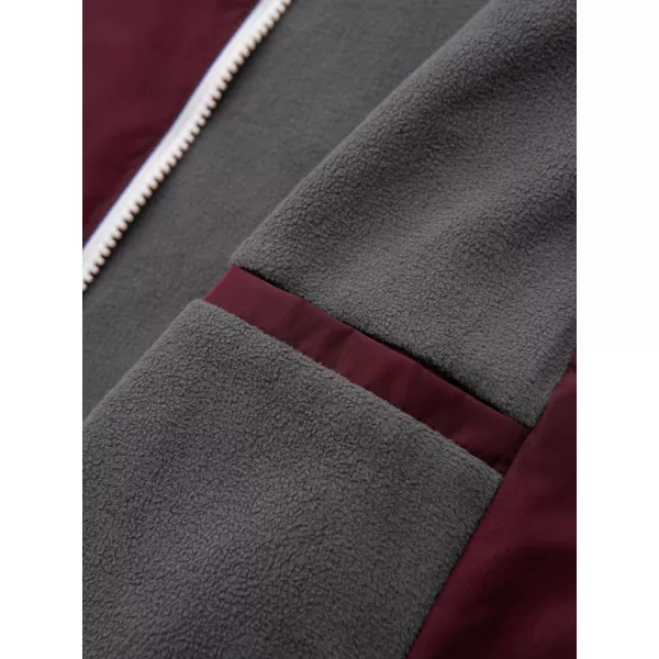  Herrenjacke OMBRE C584 BURGUND UND GRAU 