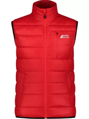 Winterweste für Herren NORDBLANC FLINT WJM8391 ROT