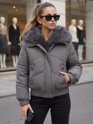 Damenjacke DSTREET TY6010 DUNKELGRAU